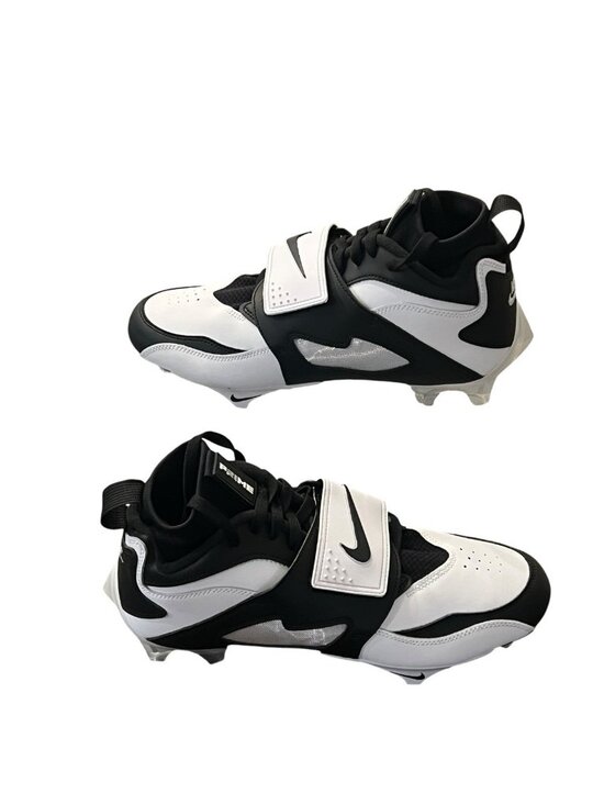 Nike Diamond Turf 93 TD White & Black Prime Football Cleats Size 10 HF5298-101 main image 4
